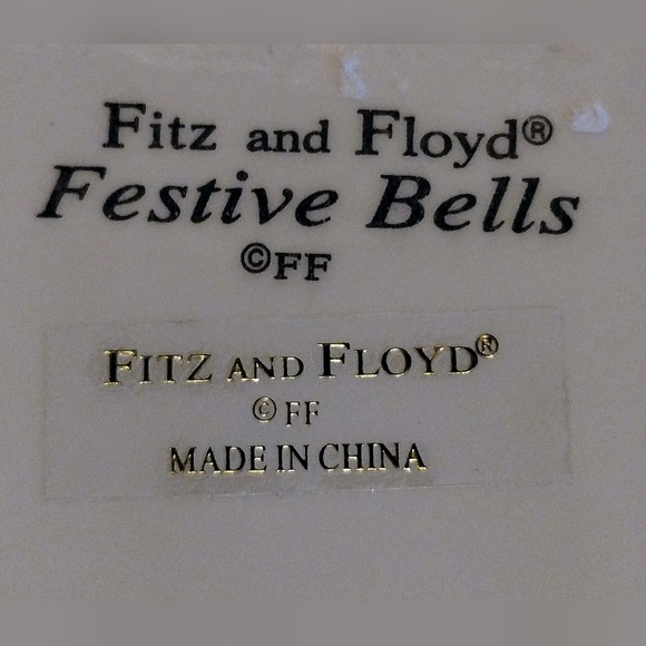 Festive Bells by FITZ & FLOYD - Picture 4 of 4